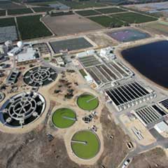 Desalination plants and sewage treatment plants